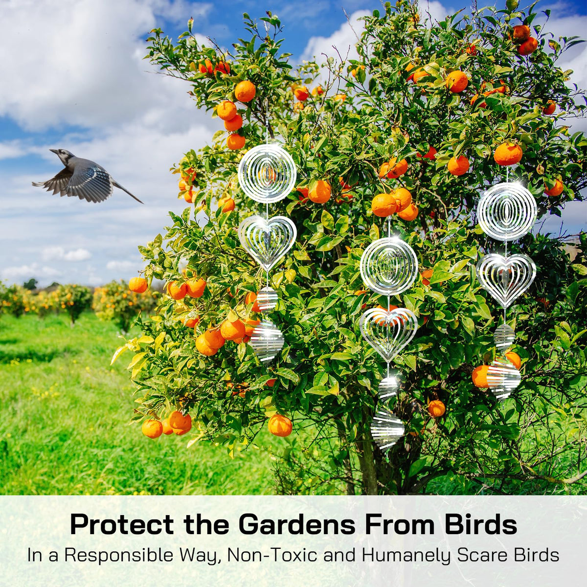 Factee garden deterrent doubles as elegant ornament while protecting trees.