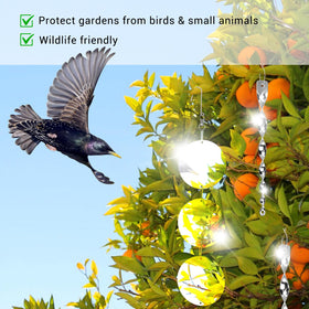 Factee bird scare ABS rods provide durable outdoor support.