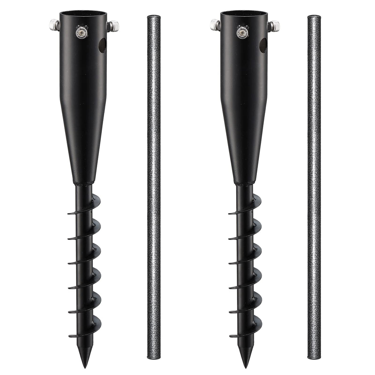FactionGarden Beach Umbrella Sand Anchor stabilizes in sand for windy days.