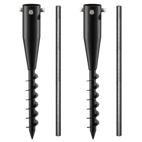 FactionGarden Beach Umbrella Sand Anchor stabilizes in sand for windy days.