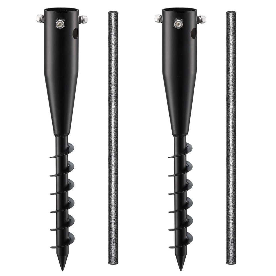 FactionGarden Beach Umbrella Sand Anchor stabilizes in sand for windy days.