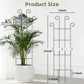 FAFTFTDY trellis includes plant ties for secure training.
