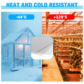 FAHKNS easy-cut panel enables quick, customized greenhouse installations.