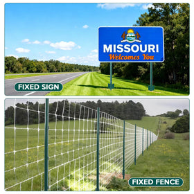 FAHKNS fence posts 7ft 10-pack ideal for gardens, yards, and orchards.