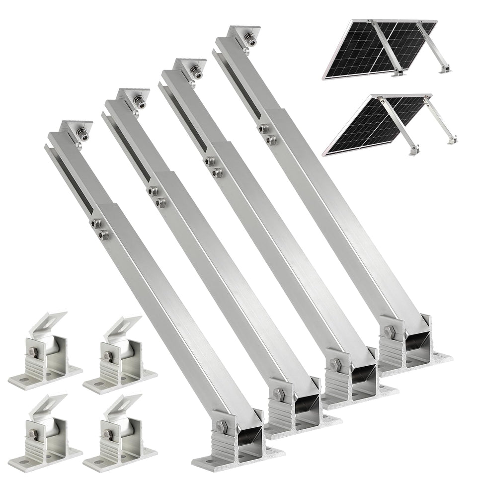 FAHKNS solar panel bracket base on rooftop shows sturdy weather-ready mounting.