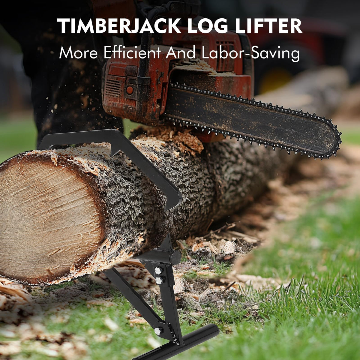 FAHKNS Timberjack adjustable cant hook adapts logs from 3 to 25 inches