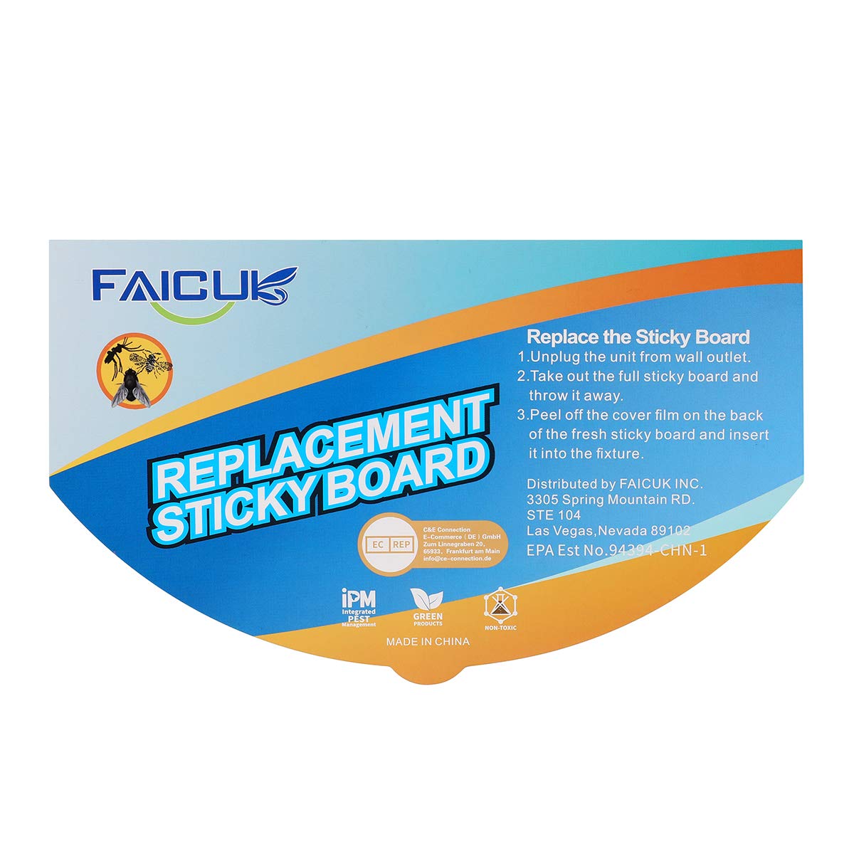 Faicuk packaging indicates value and 1 pack of 10 glue boards.