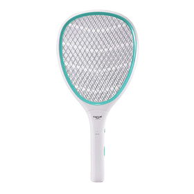Faicuk handheld bug zapper racket - front view showing compact design for quick outdoor use.