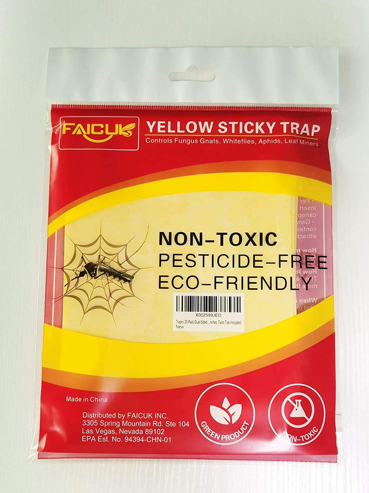 Faicuk sticky traps help monitor pest levels for proactive care
