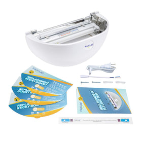Faicuk violet glow provides ambient light while drawing pests
