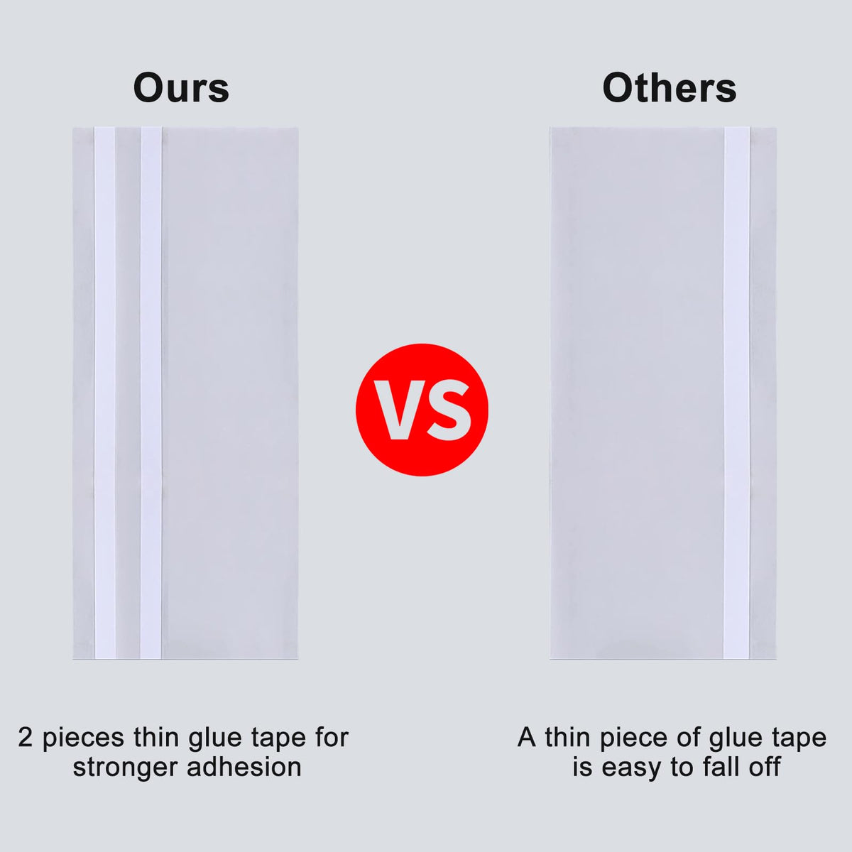 Faicuk window trap adhesive strip demonstrated on a window for easy setup.