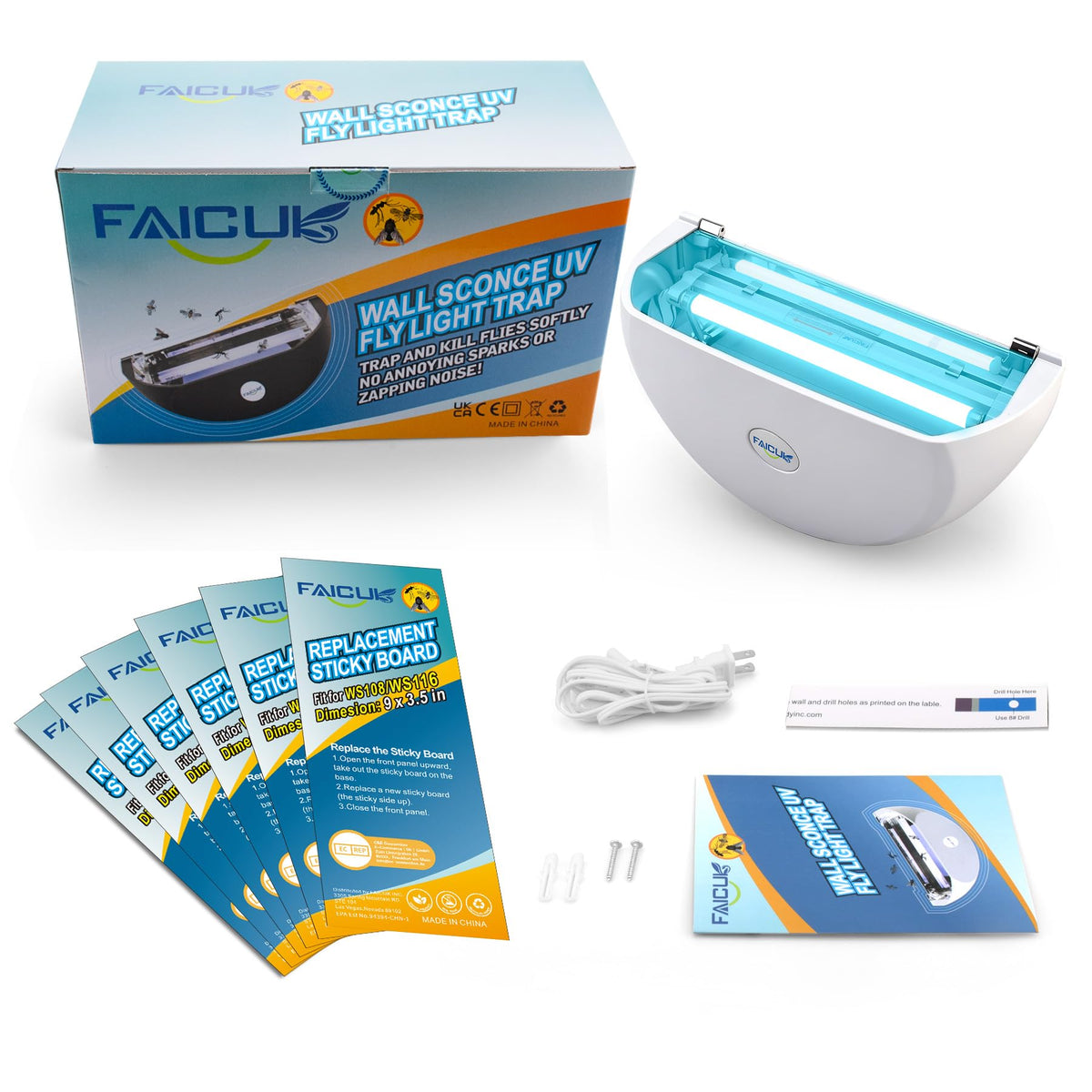 Faicuk WS108 in an office or store setting with quiet operation.