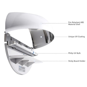 Faicuk WS108 side view, sleek decor and effective insect capture.