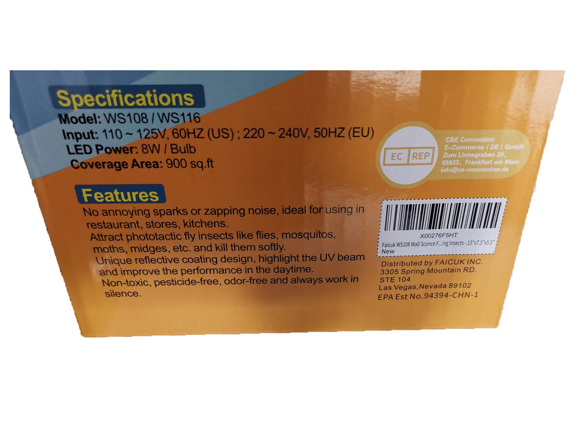 Faicuk WS108 warranty and support included.