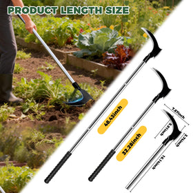 Failenfeivp Sickle Weeding Tool anti-slip-rubber-grip provides secure handling