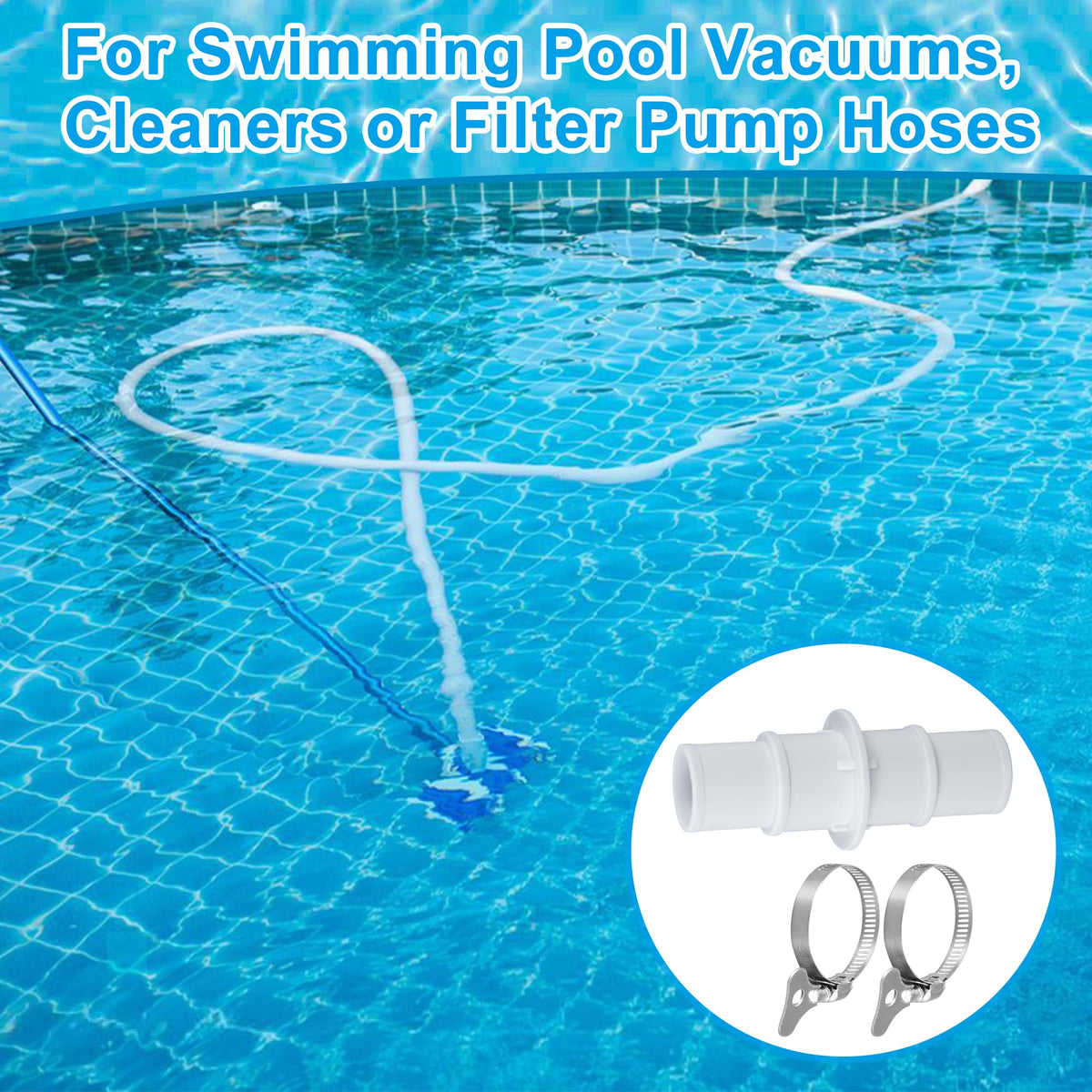 2-pack Fairooth hose adapter set provides ready replacements for pool setups.