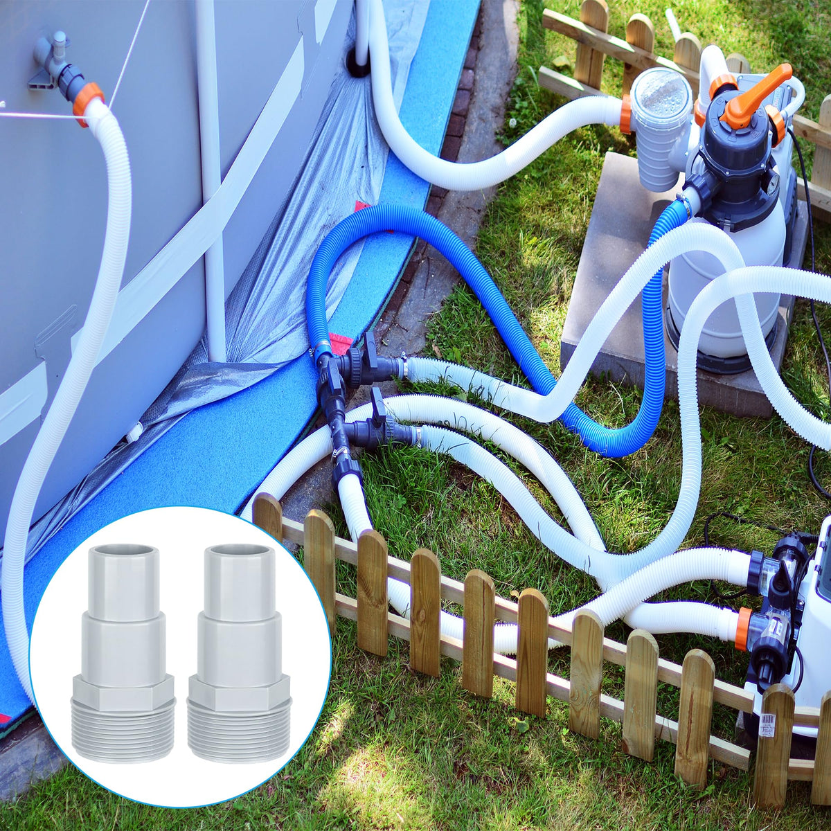 Fairooth easy installation accessory for flexible pool configurations.