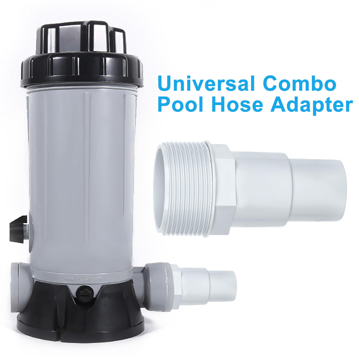 Fairooth hose adapter 1-1/4 inch compatibility expands options.