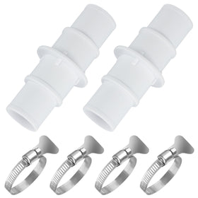 Fairooth pool hose adapter connects 1.25 to 1.5 inch hoses for versatile cleaning.