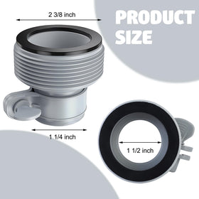 Fairooth Type B adapter fits 2-3-8 inch threads for reliable setup