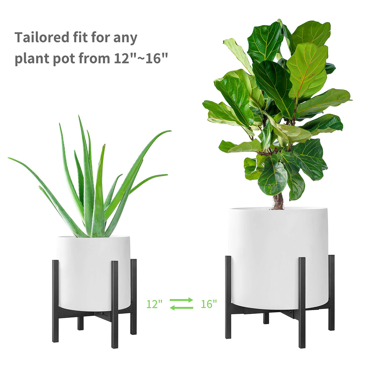 FaithLand mid-century design adds sleek style to decor.