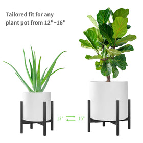FaithLand mid-century design adds sleek style to decor.