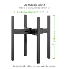 FaithLand plant stand side-height options for display flexibility