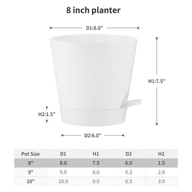 FaithLand planter showing multiple drainage holes for better air circulation.
