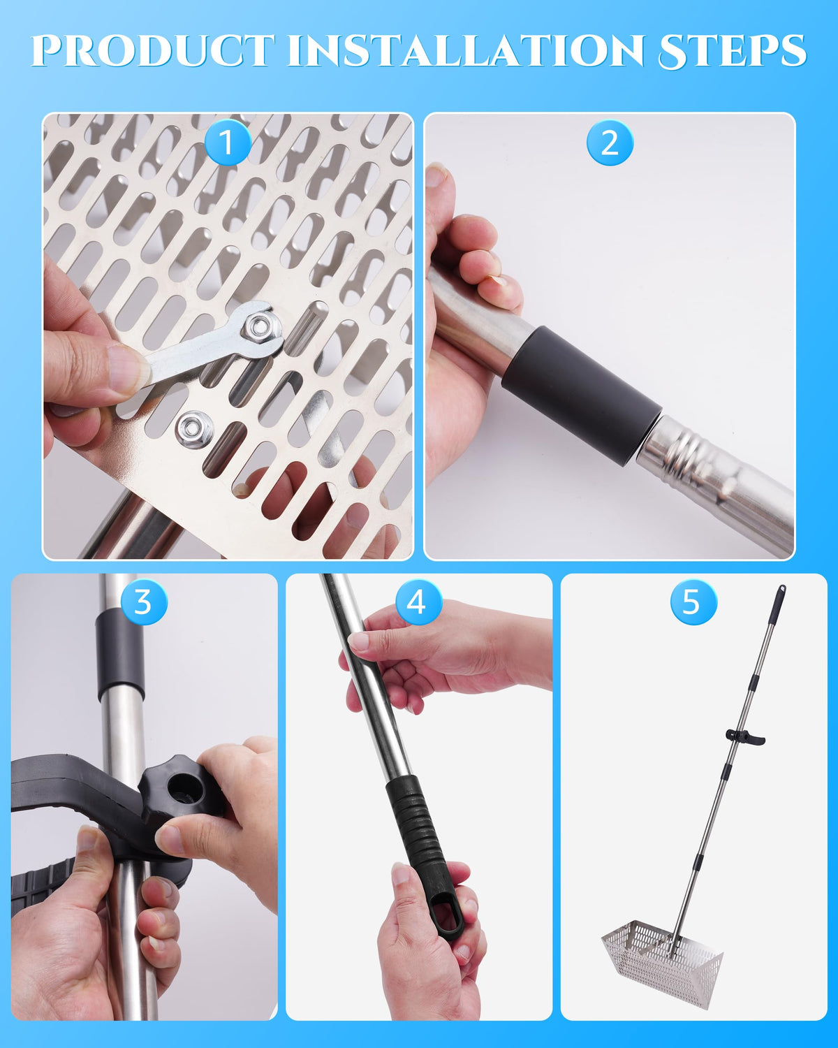 FAITIO Pro Anglers can harvest bait with this rake.