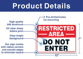 Faittoo 4-pack signs offer durable outdoor signs with 10x7 inches for reliable warning.