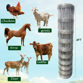 Falanava goat and deer containment shown in a pasture.