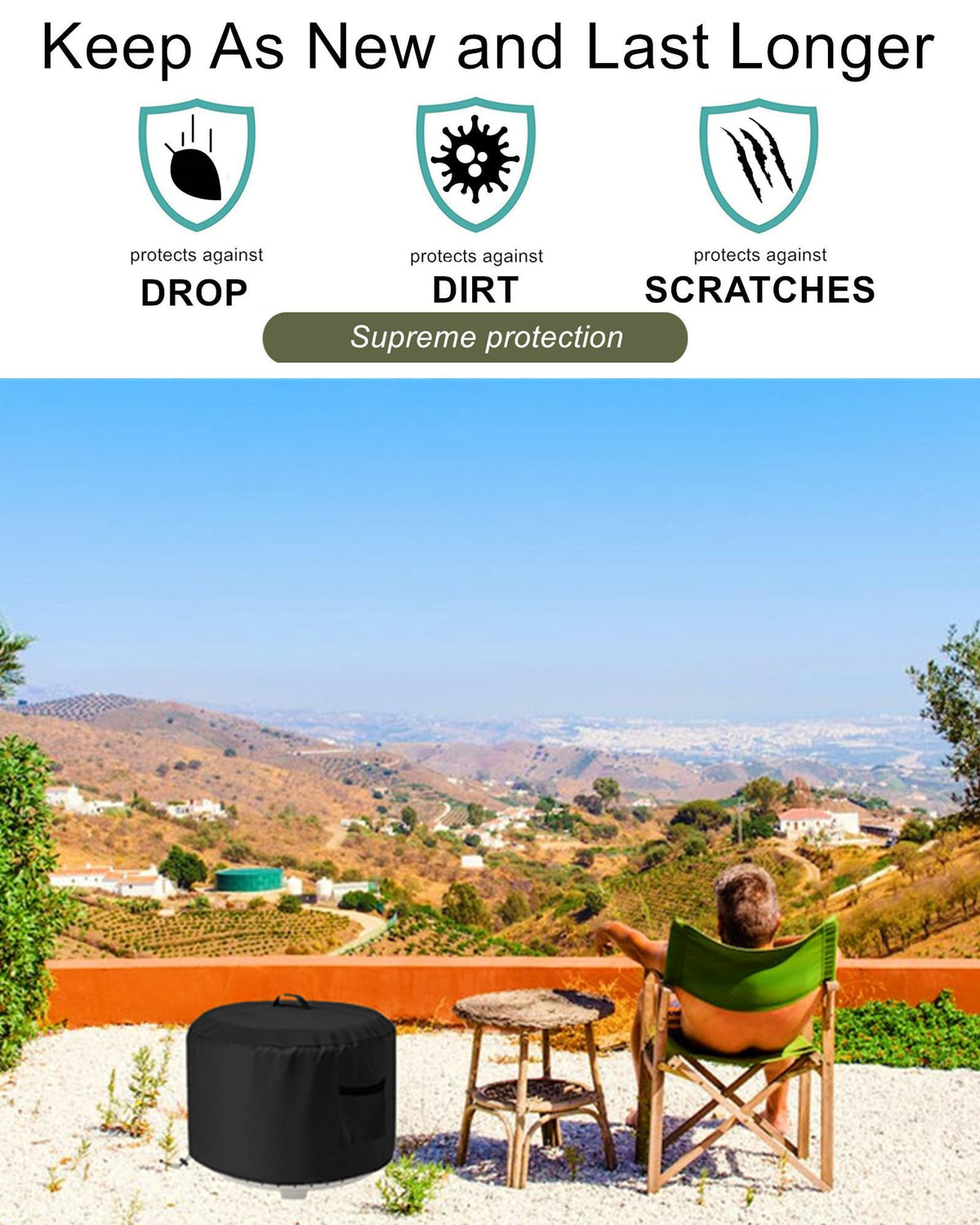 Falezern easy-clean design allows quick rinse after outdoor use.