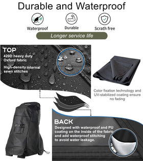 Falezern Pool Cleaner Caddy Cover waterproof fabric shields against moisture