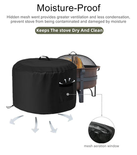 Falezern windproof and dustproof cover guards against debris and sun exposure.