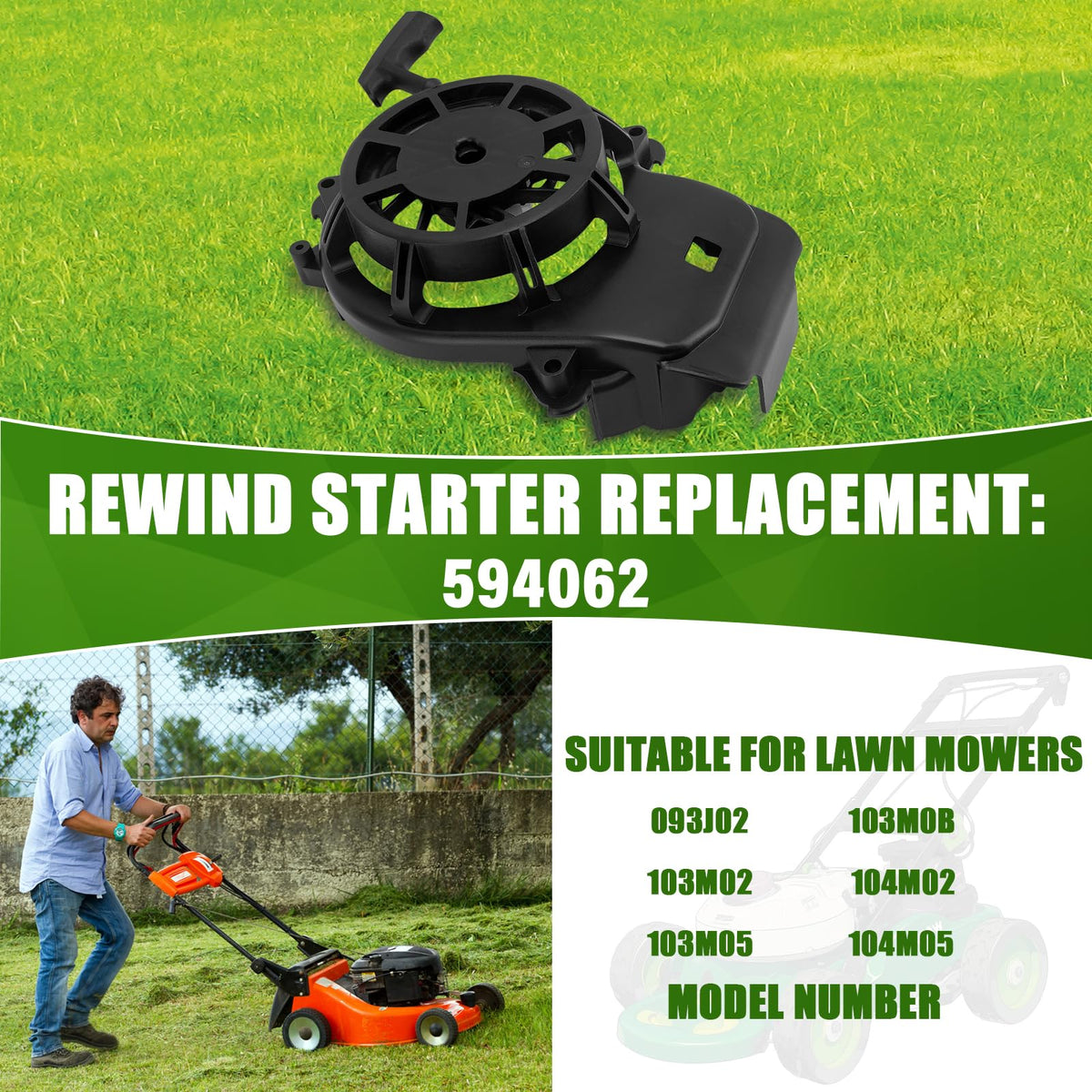 FAMANDY pull-start replacement supports smooth starts and easier maintenance.