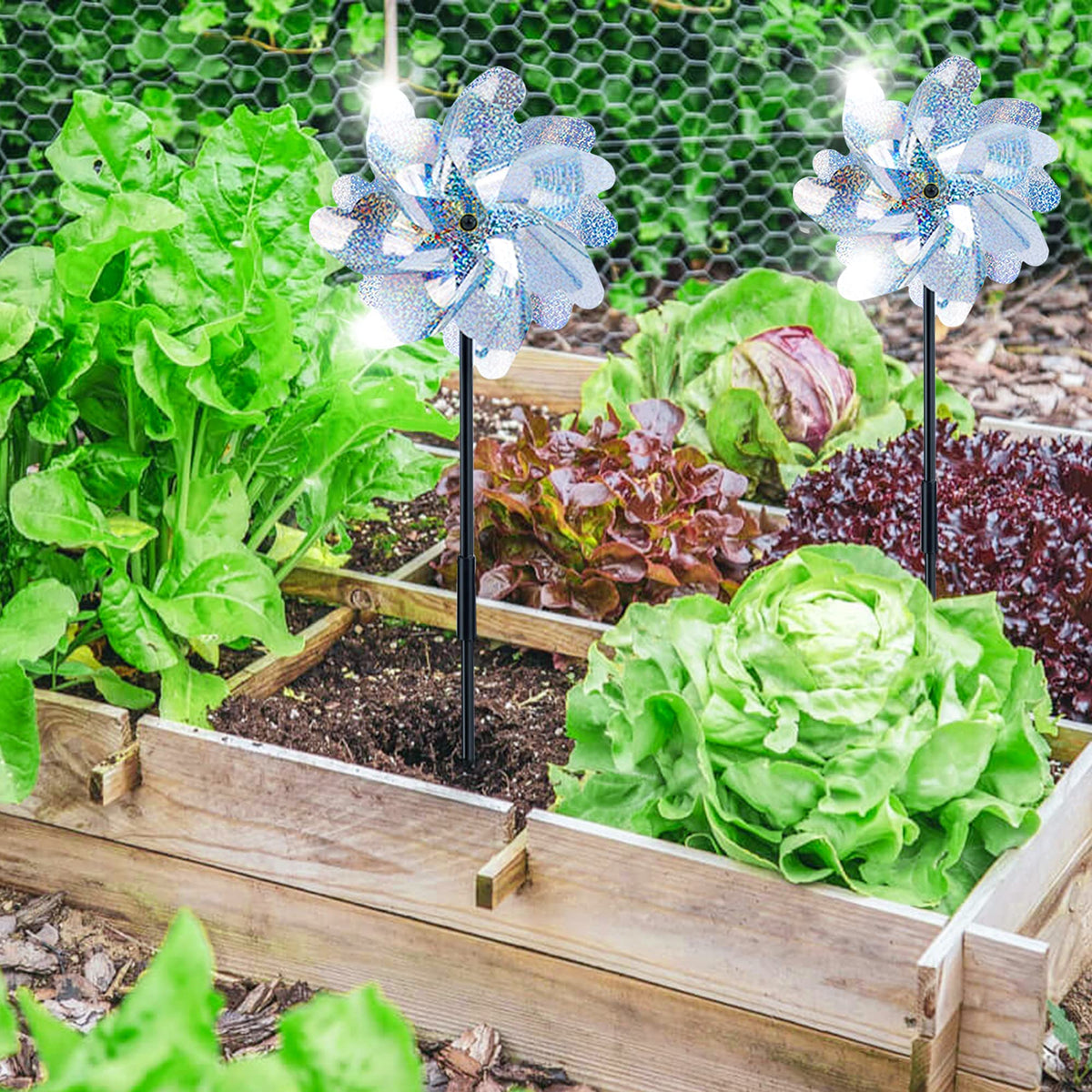 FameFame 10 pinwheels brighten lawns with sparkling wind driven visuals