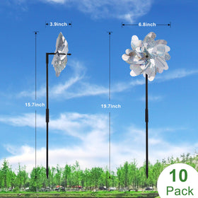 FameFame preassembled pinwheels save setup time in your yard
