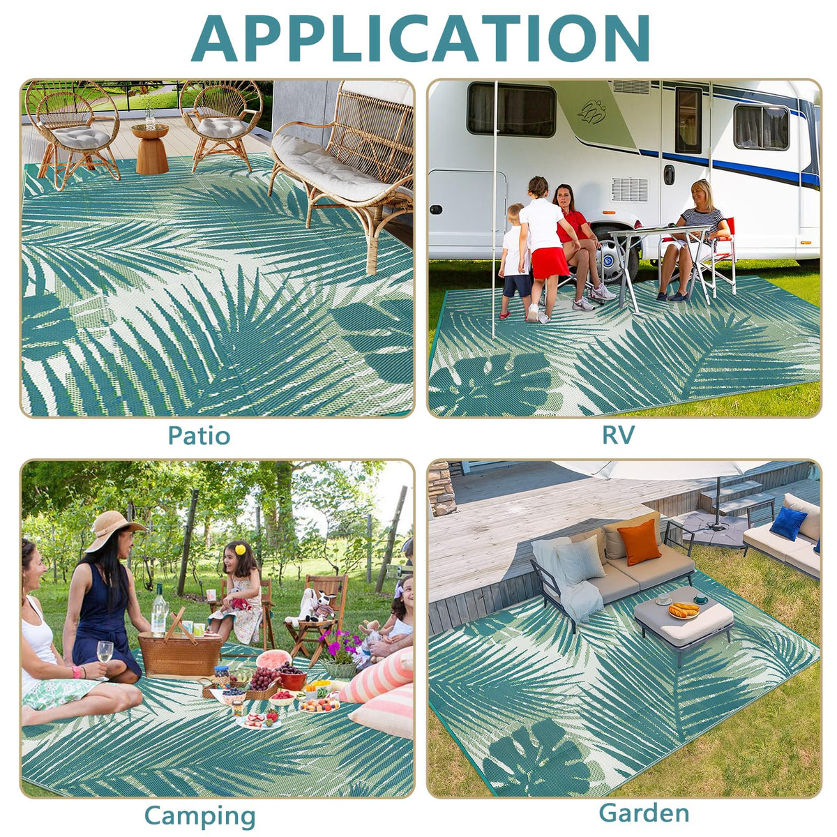 famibay 6x9 easy-clean rug, rinse and air-dry.