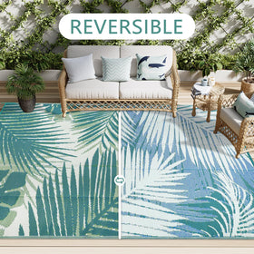 famibay 6x9 multi-color pattern complements patios and lawns.