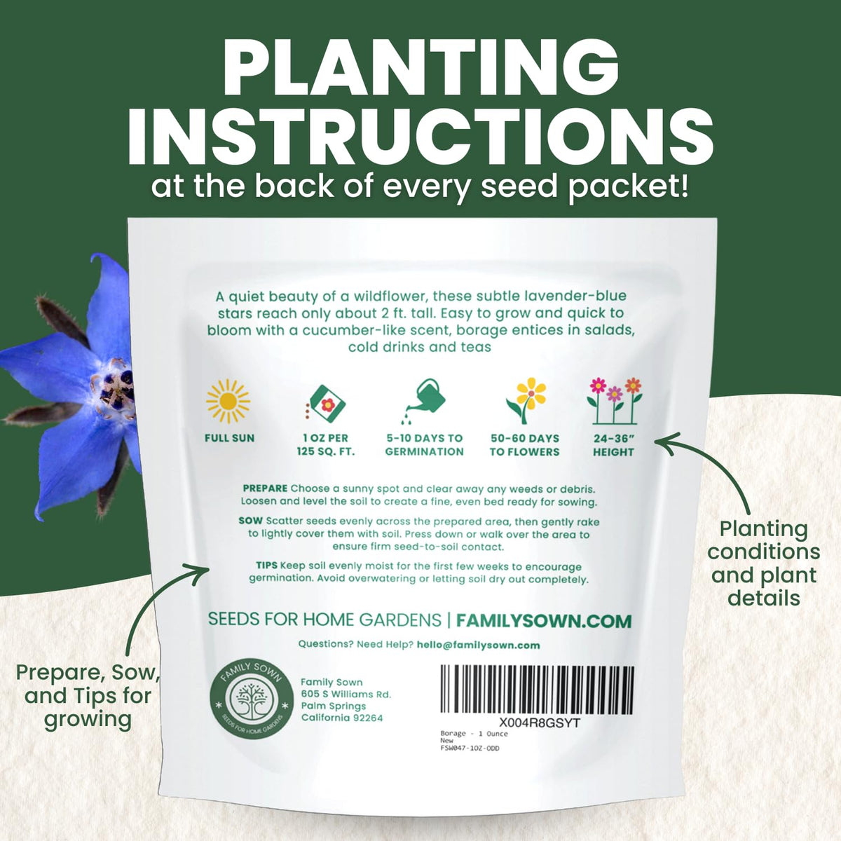 Fresh 2026-season packaging preserves seed vitality for planting