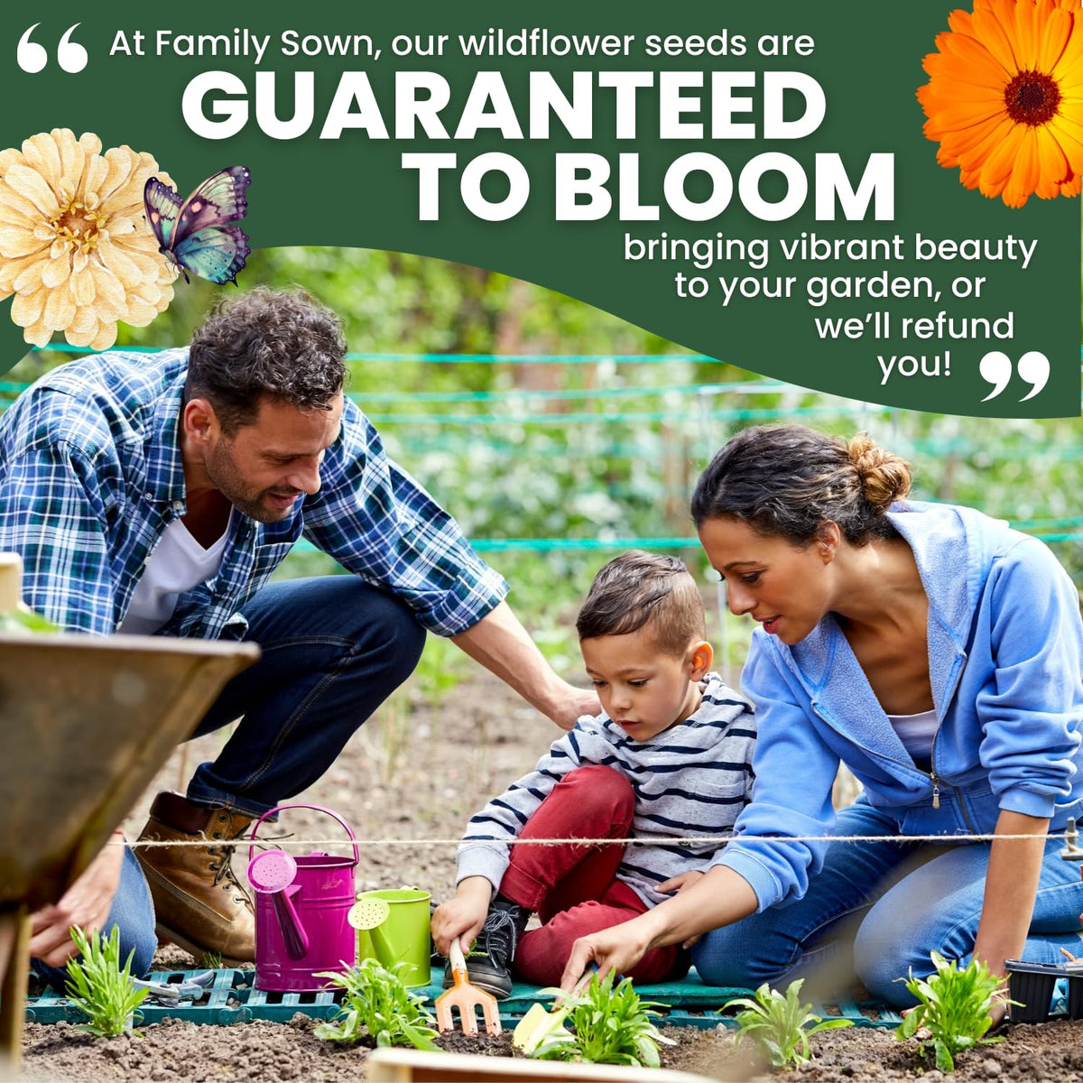 Family Sown freshness-lock 1-ounce pouch keeps seeds organized and ready.