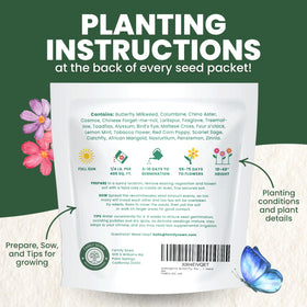 Family Sown nectar-rich blooms attract hummingbirds and butterflies in your garden.