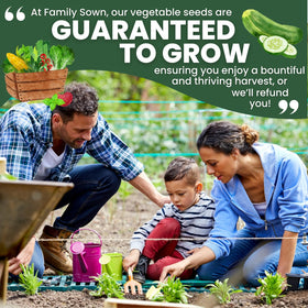 Clear planting instructions on FAMILY SOWN seed packets support a smooth 2026 season.
