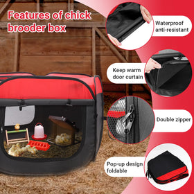 FAMIROSA Brooder Box chick perch supports comfortable posture.