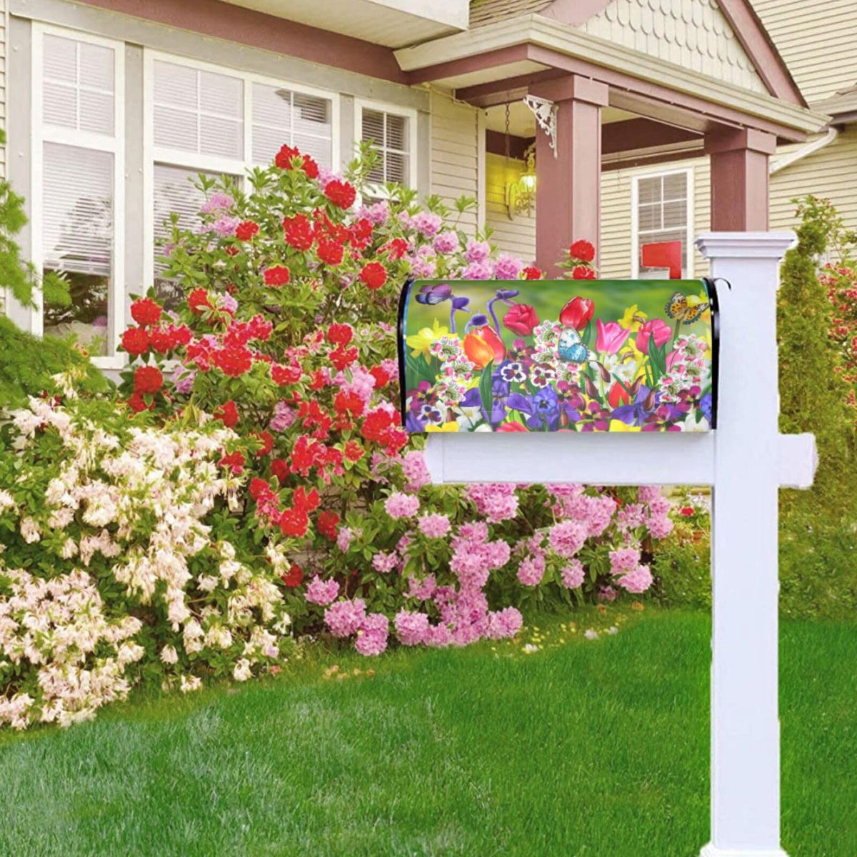 famliihw holiday gift-ready mailbox wrap makes a thoughtful housewarming present.