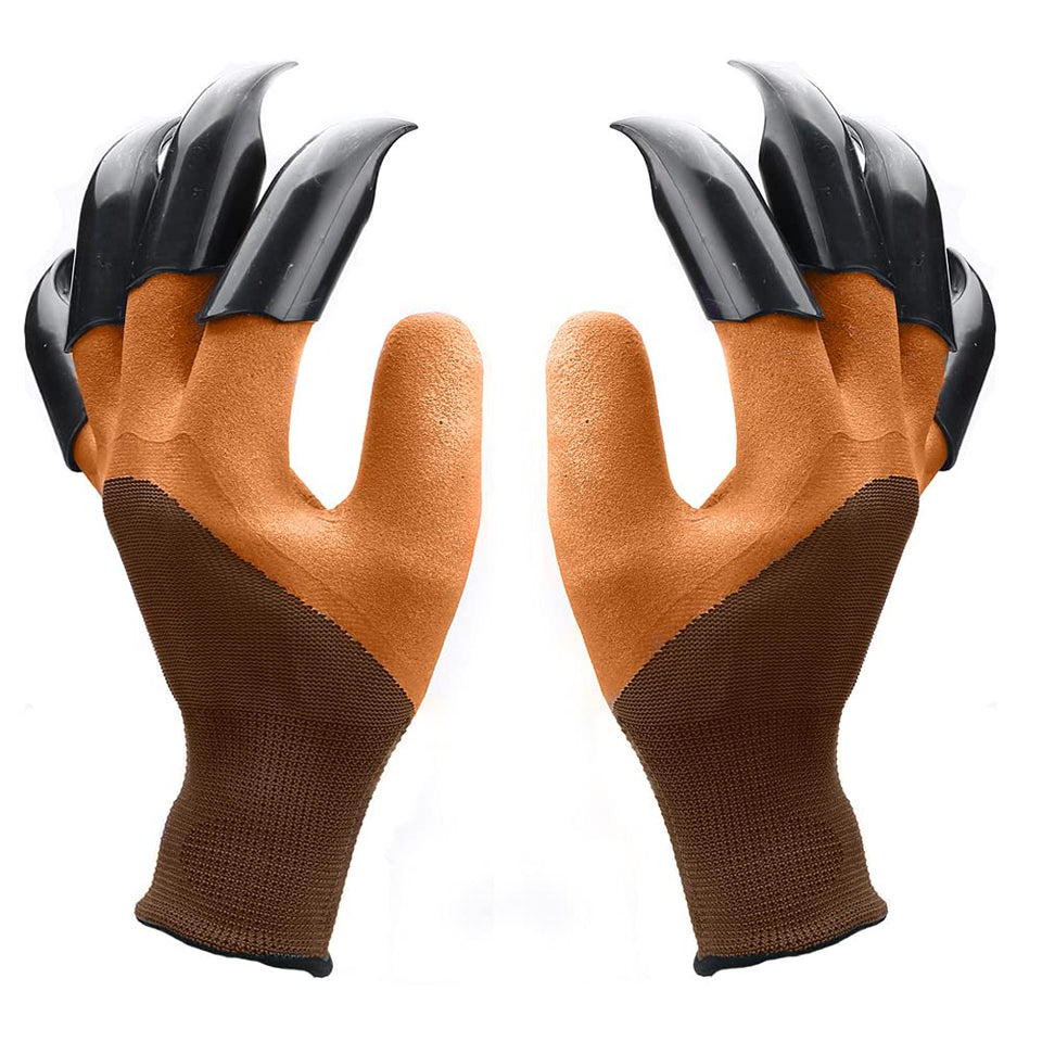 Famoy Garden Gloves with Claws digging soil with protective precision
