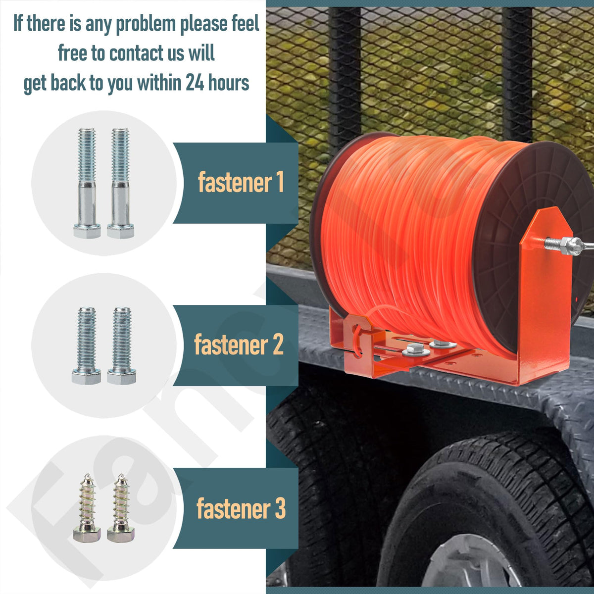 FancyTark mounting hardware included for easy trailer installation