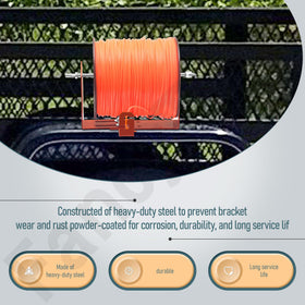 FancyTark powder-coated finish protects against outdoor corrosion