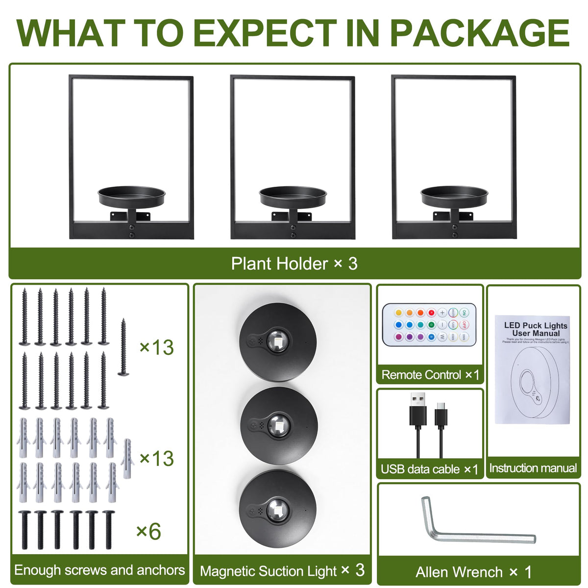 FancyPlus flat pot rest design provides stable planter placement.