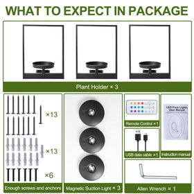 FancyPlus flat pot rest design provides stable planter placement.